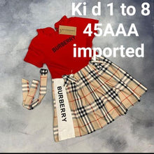 Load image into Gallery viewer, girl top and skirt