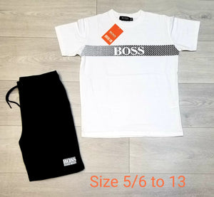 Men short and tshirt